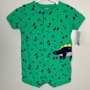 NWT Carter’s 9 month baby Dino romper